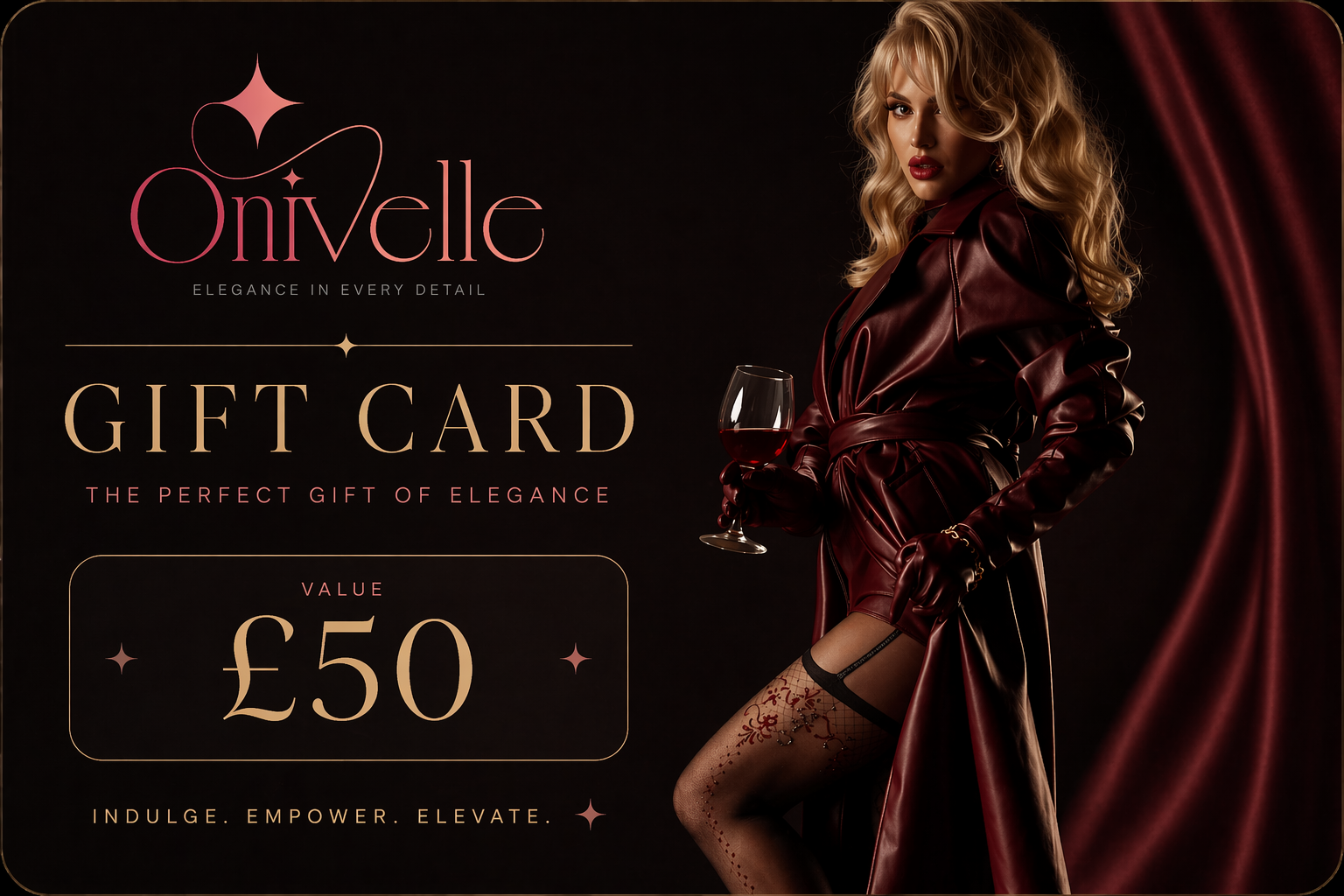 Onivelle Gift Card – The Perfect Luxury Lingerie Gift