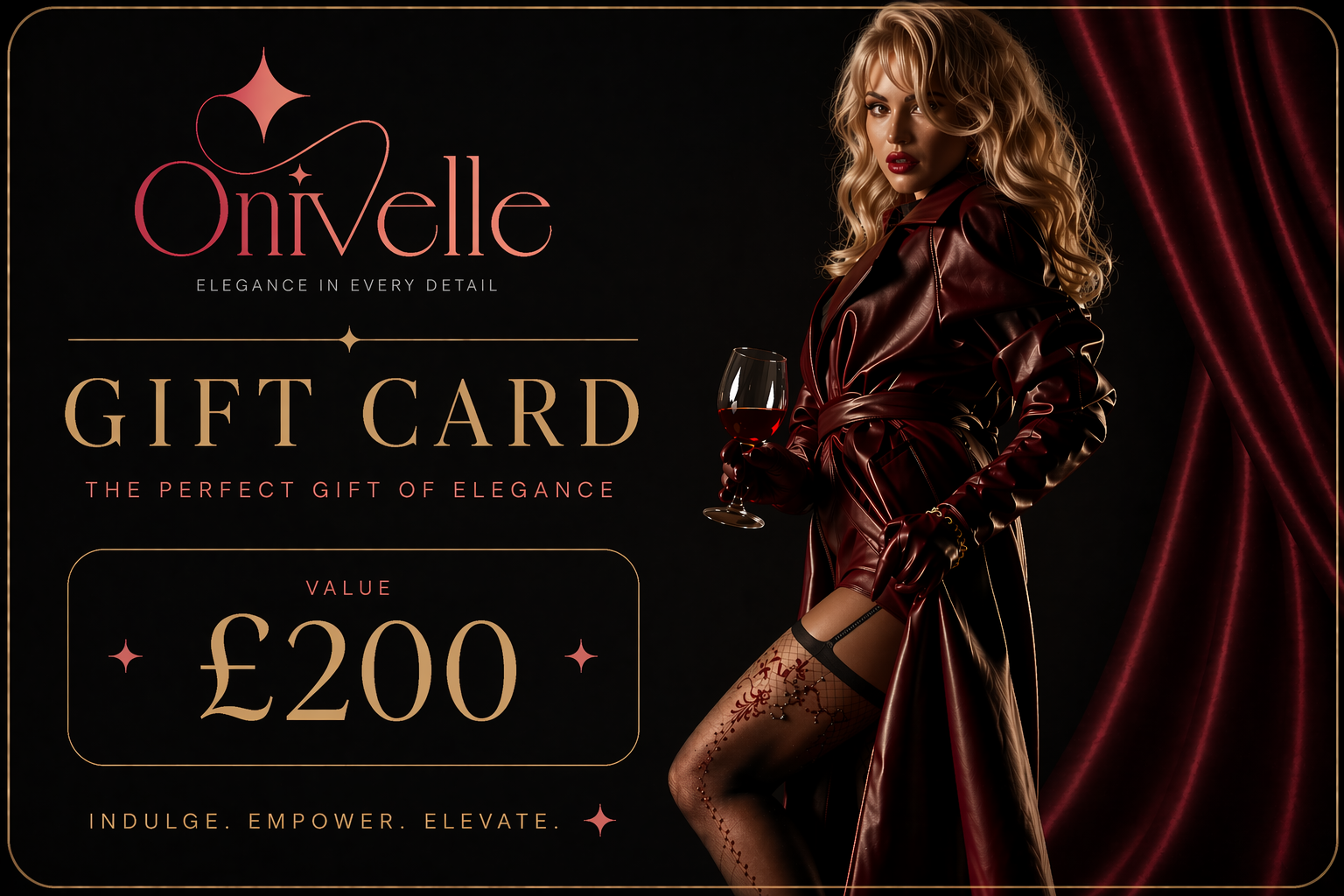 Onivelle Gift Card – The Perfect Luxury Lingerie Gift