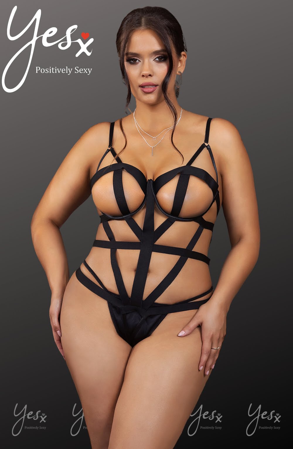 YesX YX844 Bodysuit Black