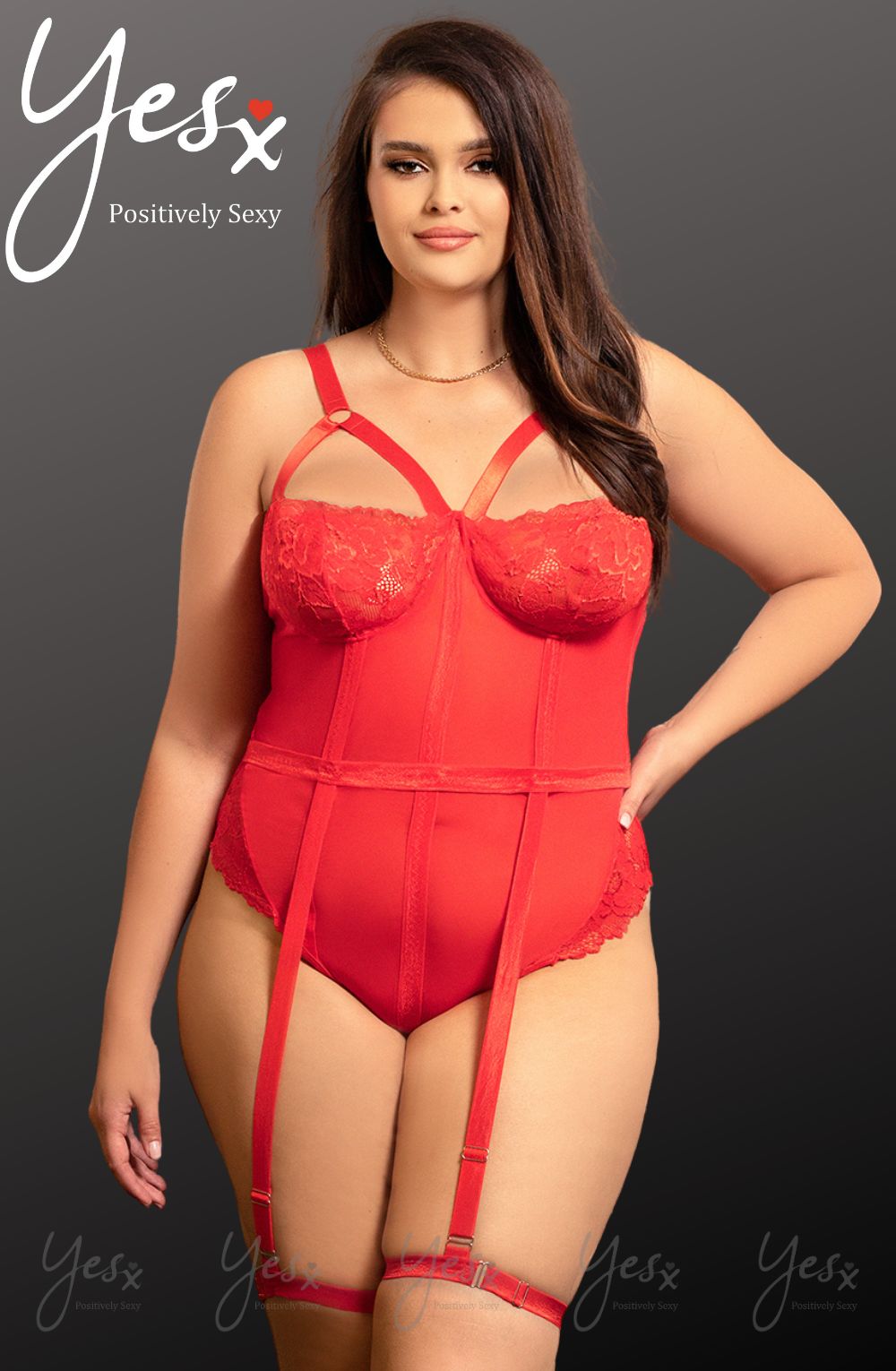 YesX YX858 Red Bodysuit