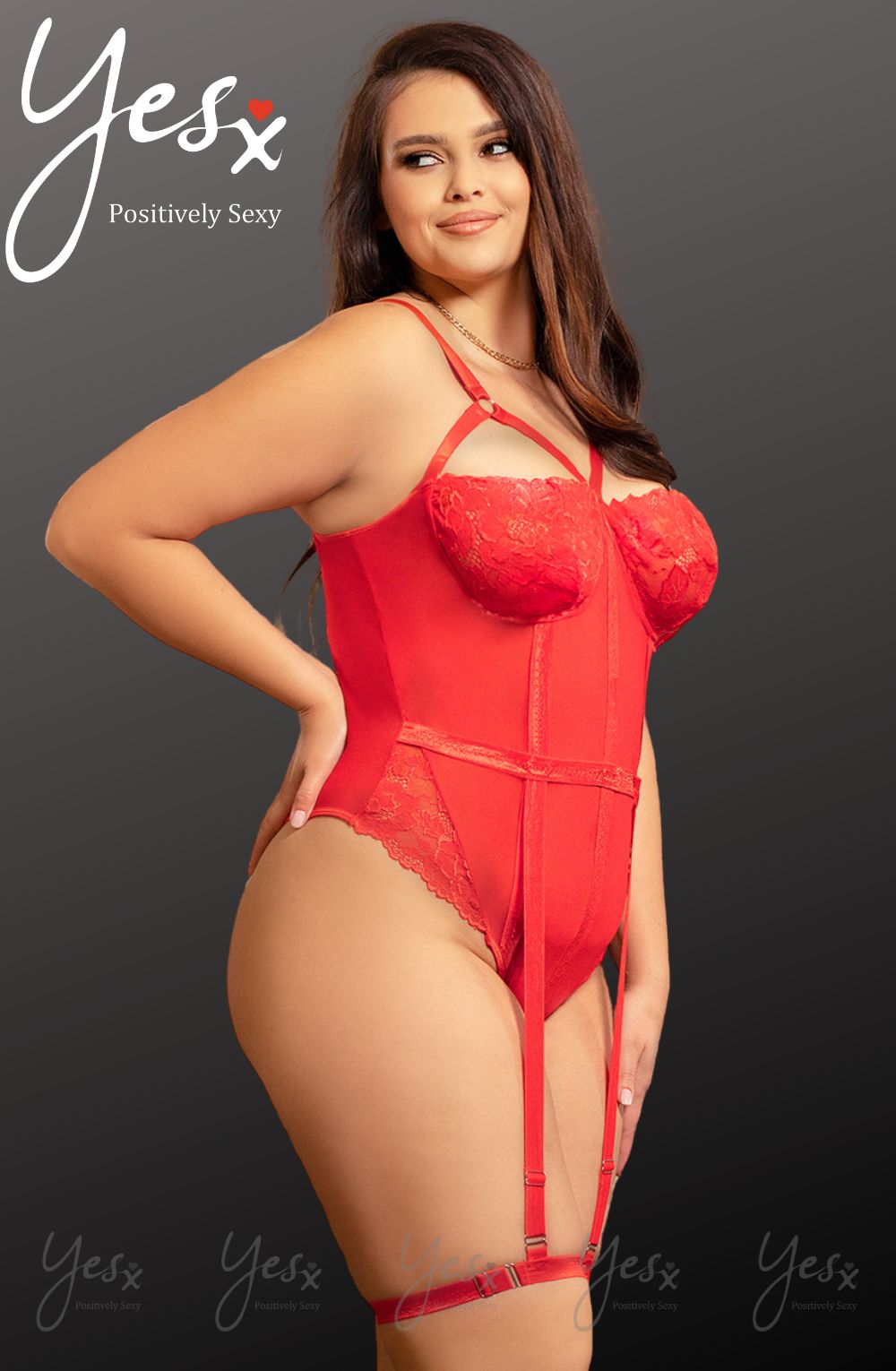 YesX YX858 Red Bodysuit