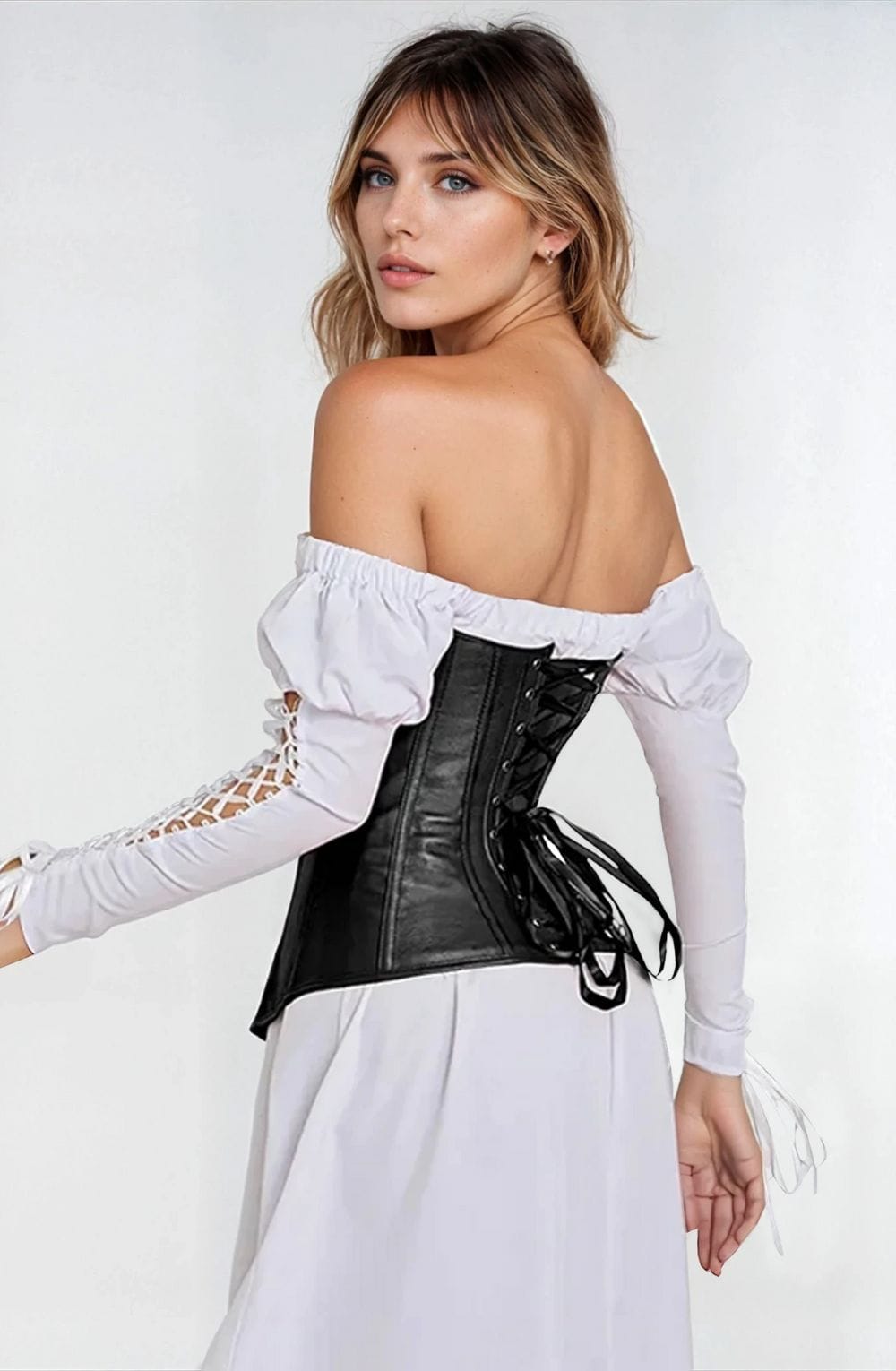 YesX YX888 Stunning Black Corset Up to 4XL